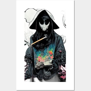 Japan Grimm reaper Posters and Art